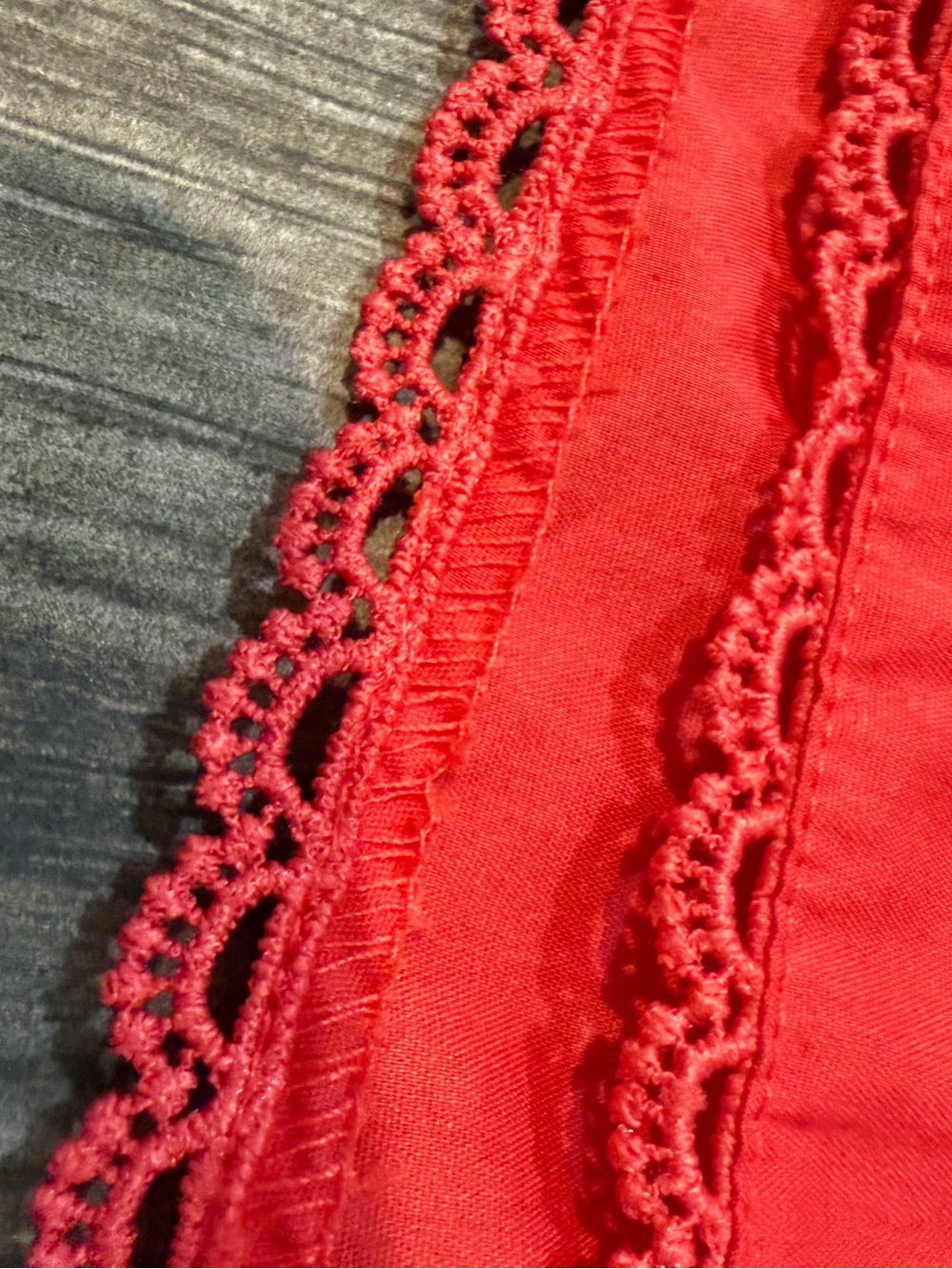 NWT Band Crush Red Cotton Corset Mini Dress - Picture 5 of 6